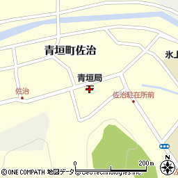 青垣郵便局周辺の地図