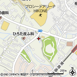 滋賀県彦根市西今町141周辺の地図