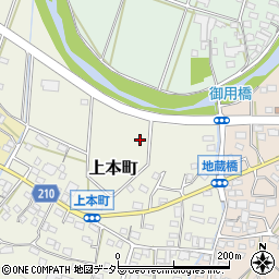 愛知県瀬戸市上本町703周辺の地図