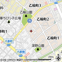 愛知県春日井市乙輪町2丁目33周辺の地図