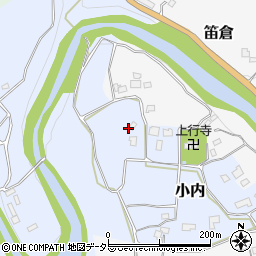 千葉県夷隅郡大多喜町小内周辺の地図