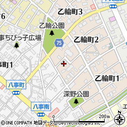 愛知県春日井市乙輪町2丁目33-1周辺の地図