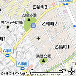 愛知県春日井市乙輪町2丁目35周辺の地図