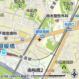 神奈川県小田原市板橋723周辺の地図