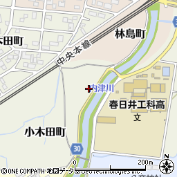 関田名古屋線周辺の地図
