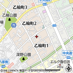 愛知県春日井市乙輪町1丁目42周辺の地図