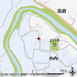 千葉県夷隅郡大多喜町小内27周辺の地図