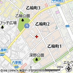 愛知県春日井市乙輪町2丁目39周辺の地図
