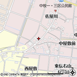 愛知県稲沢市祖父江町中牧堤外川1423周辺の地図