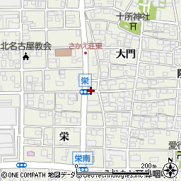愛知県北名古屋市鹿田（三狐神北）周辺の地図