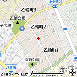 愛知県春日井市乙輪町2丁目114周辺の地図