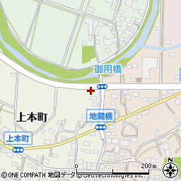 愛知県瀬戸市上本町691周辺の地図