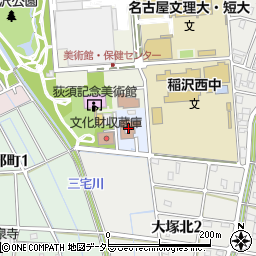 愛知県稲沢市大塚町塚畑周辺の地図
