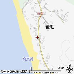 千葉県富津市笹毛68周辺の地図