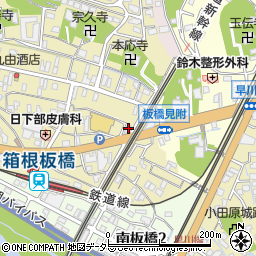 有限会社風間豆富店周辺の地図