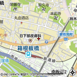 神奈川県小田原市板橋86-5周辺の地図