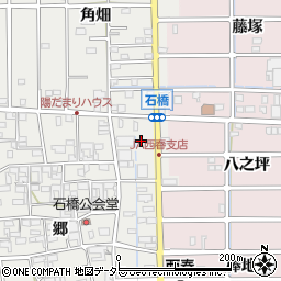 西春日井農協西春支店周辺の地図