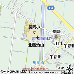 愛知県稲沢市祖父江町馬飼（江口）周辺の地図