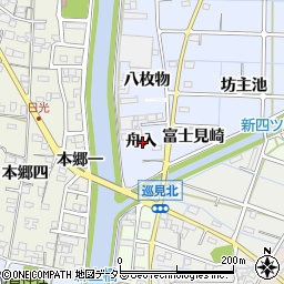 愛知県稲沢市片原一色町舟入周辺の地図