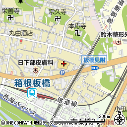 神奈川県小田原市板橋83周辺の地図