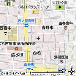 愛知県北名古屋市西之保青野東130周辺の地図