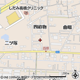 愛知県名古屋市守山区中志段味四畝物周辺の地図