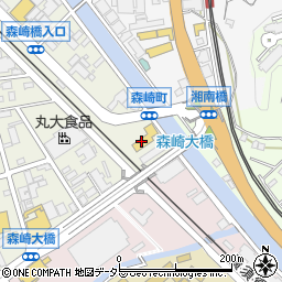 湘南マツダ横須賀店周辺の地図