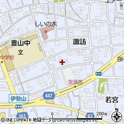 野原新聞店周辺の地図