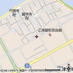 滋賀県彦根市三津屋町1551周辺の地図