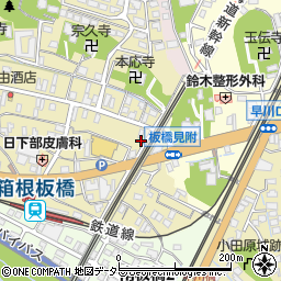 神奈川県小田原市板橋721周辺の地図