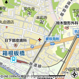 神奈川県小田原市板橋704周辺の地図