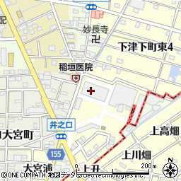 東朋テクノロジー株式会社　稲沢ものづくり開発本部・電子システム事業部周辺の地図
