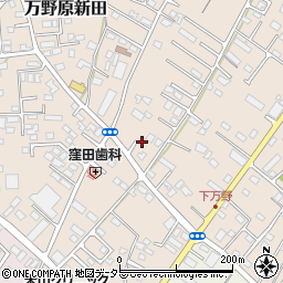 静岡県富士宮市万野原新田3233-20周辺の地図