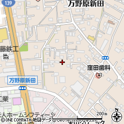 静岡県富士宮市万野原新田3557周辺の地図