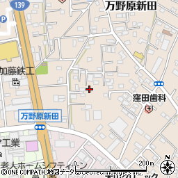 静岡県富士宮市万野原新田3556周辺の地図