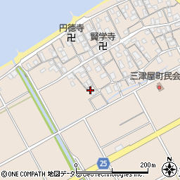 滋賀県彦根市三津屋町1106周辺の地図