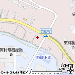 愛知県瀬戸市穴田町708周辺の地図