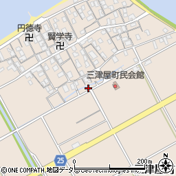 滋賀県彦根市三津屋町1550周辺の地図