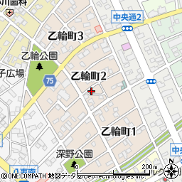 愛知県春日井市乙輪町2丁目116周辺の地図