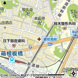 神奈川県小田原市板橋707周辺の地図
