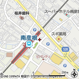魚民 南彦根東口駅前店周辺の地図