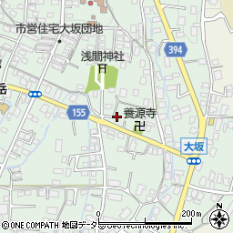 静岡県御殿場市大坂190周辺の地図