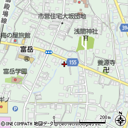 静岡県御殿場市大坂244周辺の地図