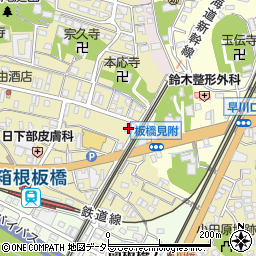 神奈川県小田原市板橋709周辺の地図