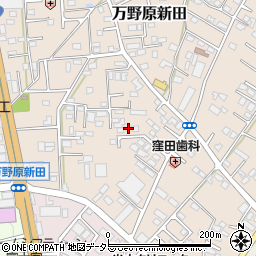 静岡県富士宮市万野原新田3559周辺の地図