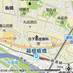神奈川県小田原市板橋89-20周辺の地図