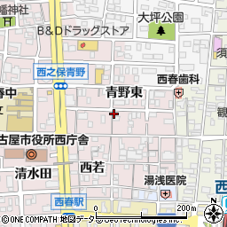 愛知県北名古屋市西之保青野東137周辺の地図