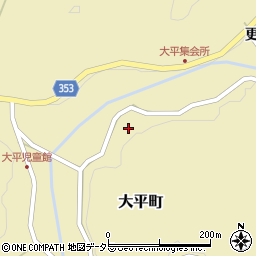 愛知県豊田市大平町竹ノ貝津周辺の地図
