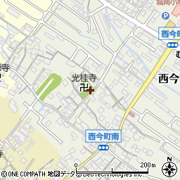 滋賀県彦根市西今町周辺の地図