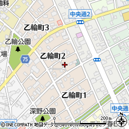 愛知県春日井市乙輪町2丁目124周辺の地図